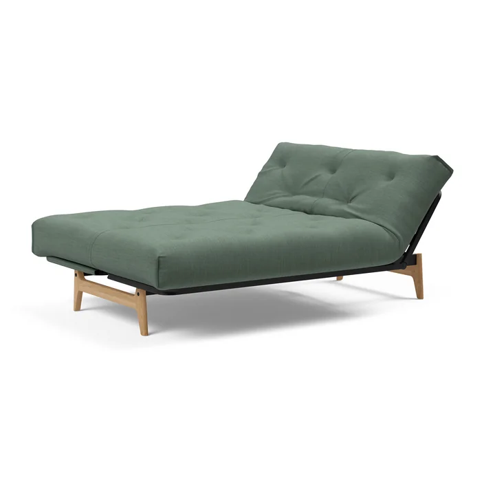 Innovation Living - Aslak 140 Schlafsofa, 200 x 81 cm, grün (518 Elegance Green)