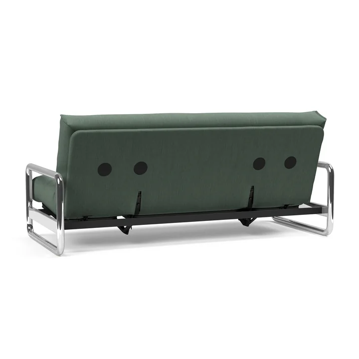 Innovation Living - Lomira Classic Schlafsofa, incl. Nordic Matratze, 140 x 200 cm (518 Elegance Green)