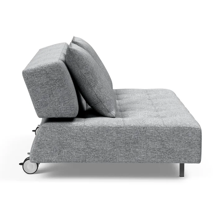 Innovation Living - Long Horn Deluxe Excess Schlafsofa, 210 x 114 cm, grau (565 Twist Granite)