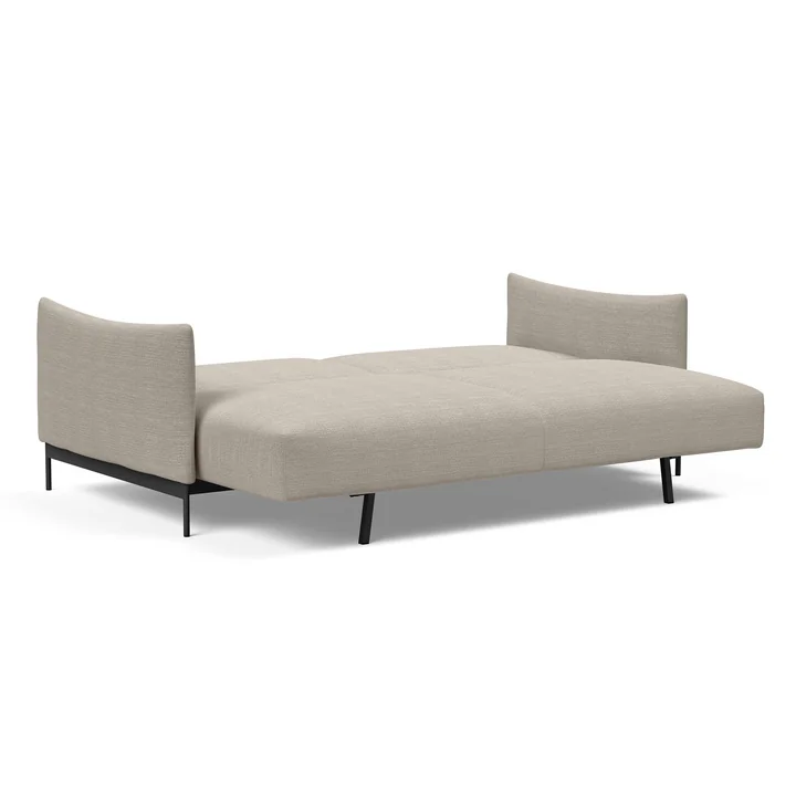 Innovation Living - Malloy Schlafsofa, 225 x 110 cm, natur (579 Kenya Gravel)