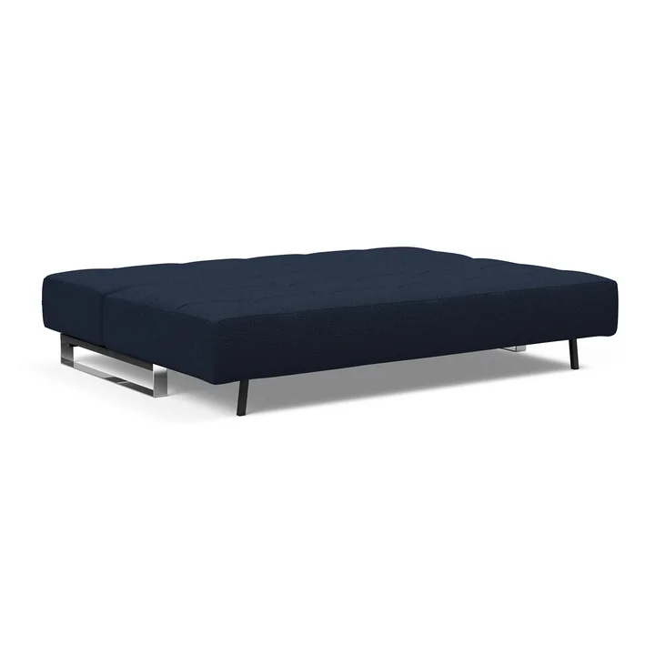 Innovation Living - Supremax D.E.L. Schlafsofa, 200 x 115 cm, chrom / blau (528 Mixed Dance)