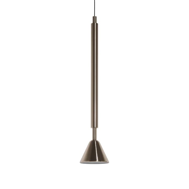 Petite Friture - Pyl LED Pendelleuchte, Large, H 110 cm, grau