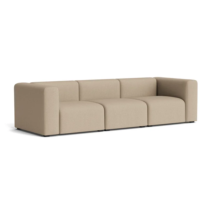 HAY - Mags Sofa 3-Sitzer, Kombination 1, warm grey (Maglia)