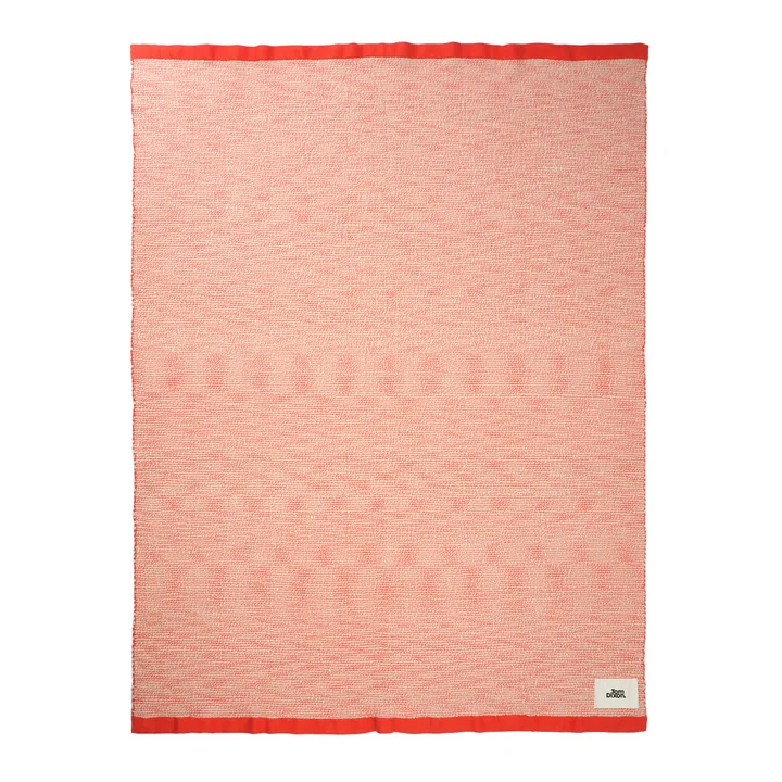 Tom Dixon - Thread Decke, 140 x 180 cm, orange / weiß