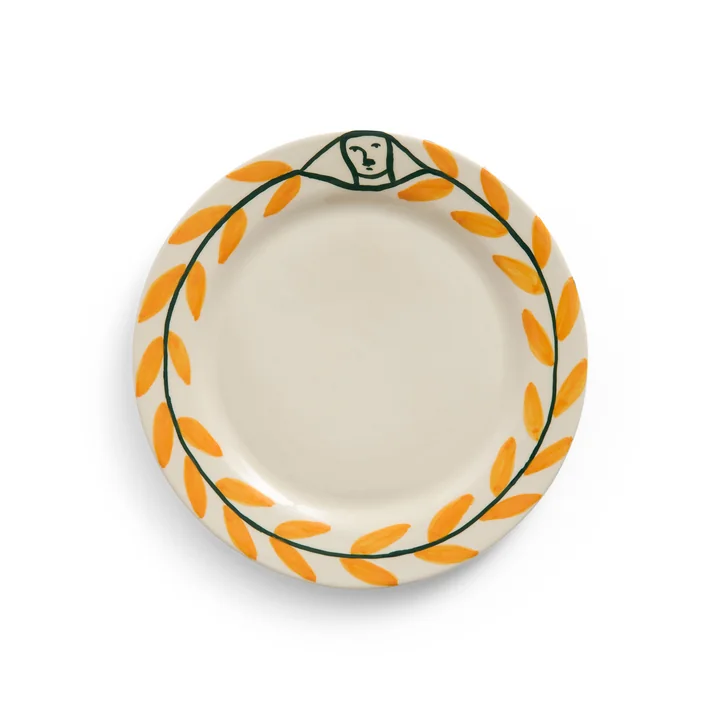 HAY - La Pittura Teller Ø 24 cm, golden leaf