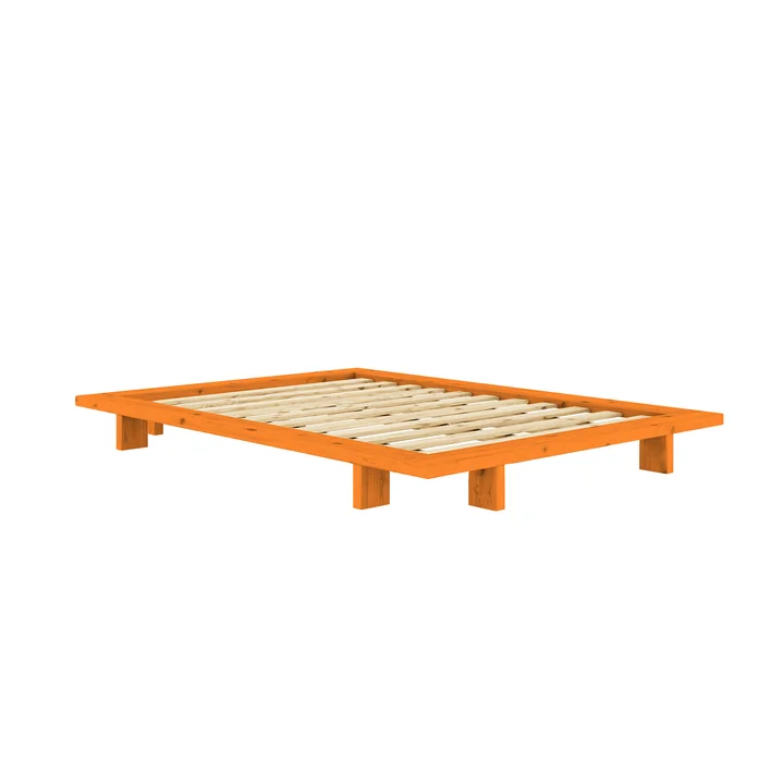 Karup - Japan Bett 140 x 200 cm, solar orange