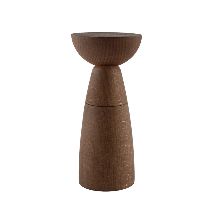 Alessi - Oaxaca Salz-/Pfeffer- und Gewürzmühle, Buche braun gebeizt