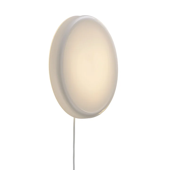 Muuto - Loop LED Wandleuchte / Deckenleuchte, weiß (mit Kabel)