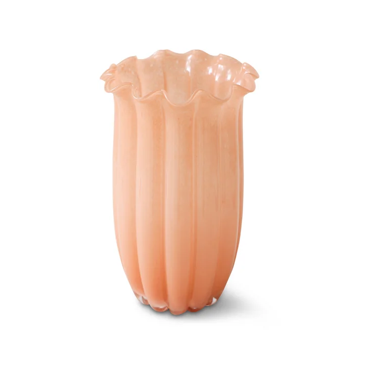 HKliving - High Glasvase, peach