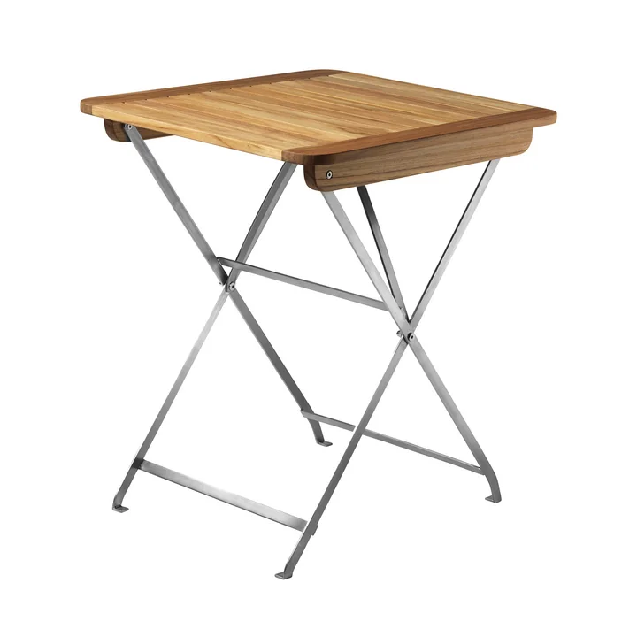 FDB Møbler - Lilleø M26 Klapptisch, 58 x 63,5 cm, Teak natur geölt