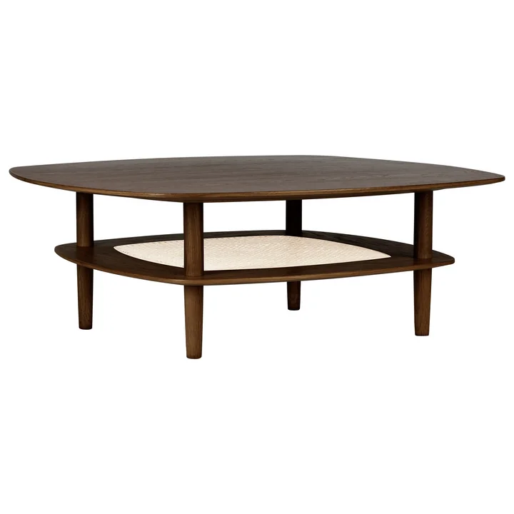 Umage - Together Couchtisch, niedrig, 100 x 100 cm, Eiche dunkel