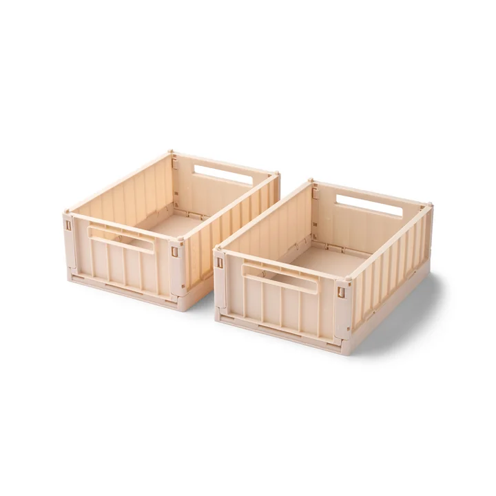 LIEWOOD - Weston Aufbewahrungsbox, 25 x 18 x 9,5 cm, apple blossom (2er-Set)