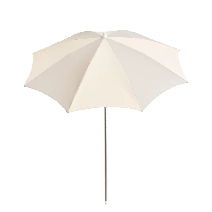HAY - Terrazza Sonnenschirm, achteckig, Ø 200 cm, off-white / grau