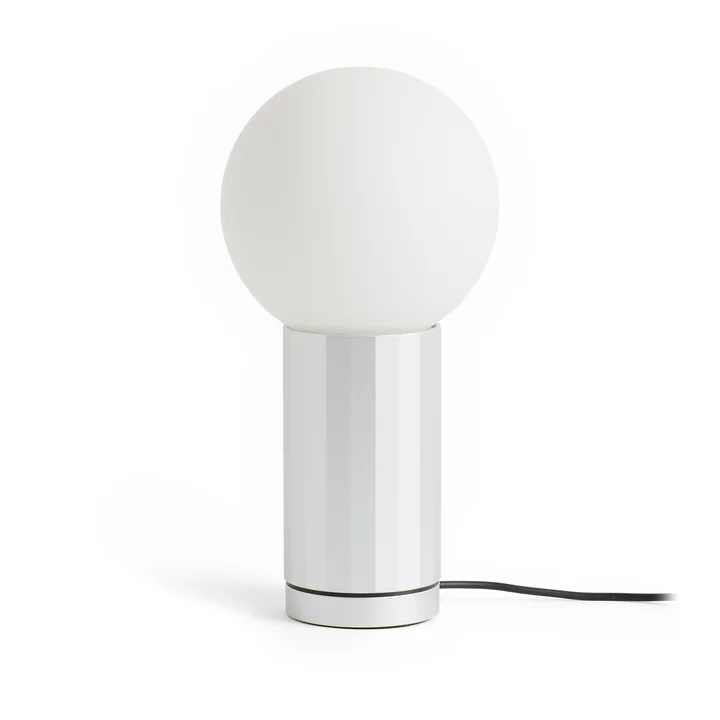 HAY - Turn On LED Tischleuchte, Aluminium