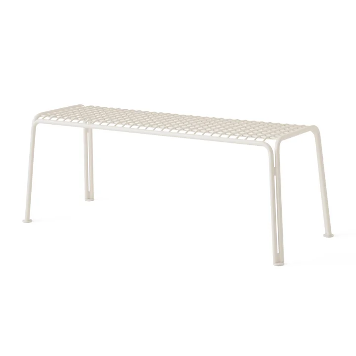 &Tradition - Thorvald SC112 Gartenbank, 125 x 46 cm, ivory