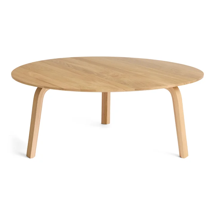 HAY - Bella Couchtisch Ø 80 cm / H 32 cm, Eiche lackiert