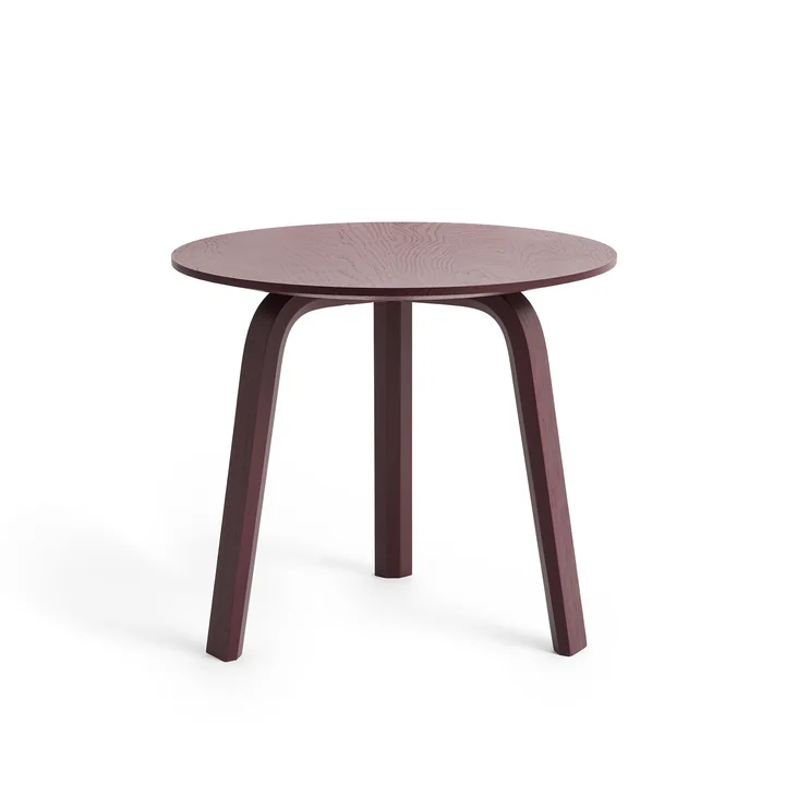 HAY - Bella Beistelltisch Ø 45 cm / H 39 cm, dark bordeaux