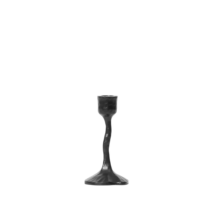 Broste Copenhagen - Amy Kerzenhalter Ø7,5 x H15 cm, schwarz