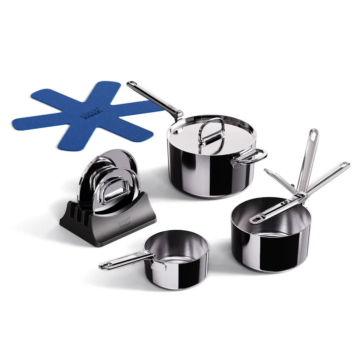 Joseph Joseph - Space Kochtopf inkl. Deckel, 3er-Set