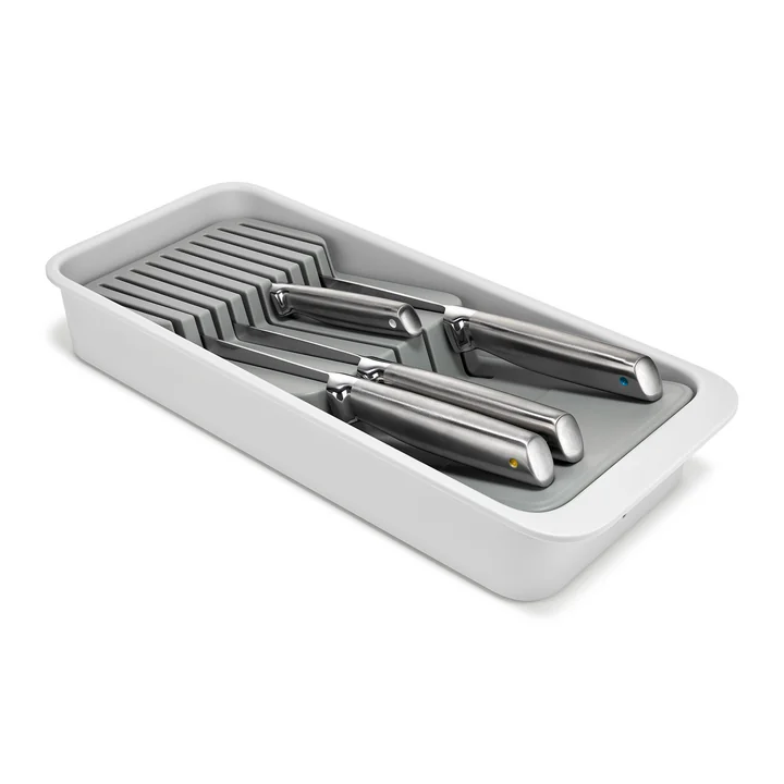 Joseph Joseph - DrawerStore Messer-Organizer, kompakt, light stone
