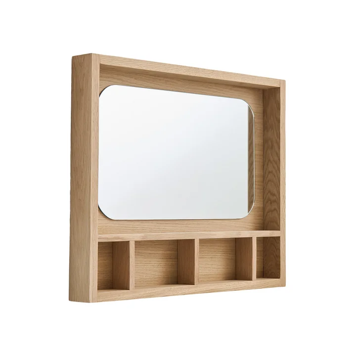 Andersen Furniture - Glance Spiegelregal, Eiche