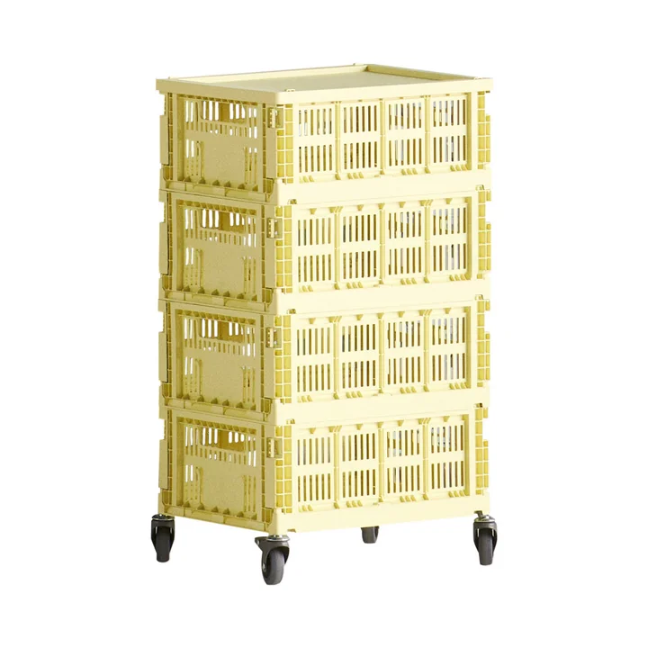 HAY- Rollcontainer, hellgelb, recycled