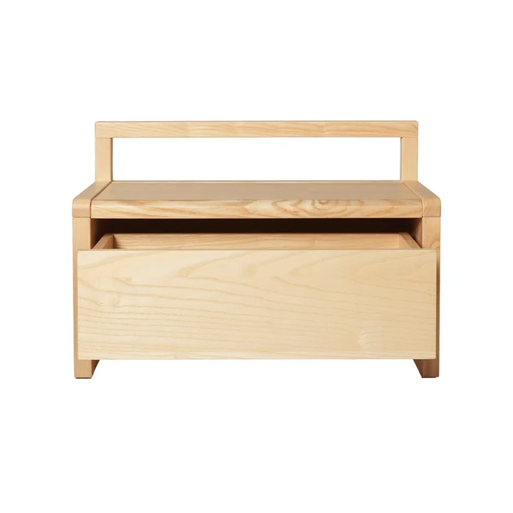 Ferm Living - Little Architect Aufbewahrungsbank, Esche natur