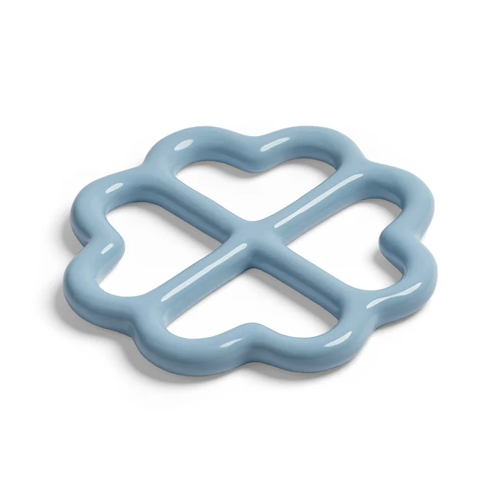 &klevering - Clover Topfuntersetzer, blau