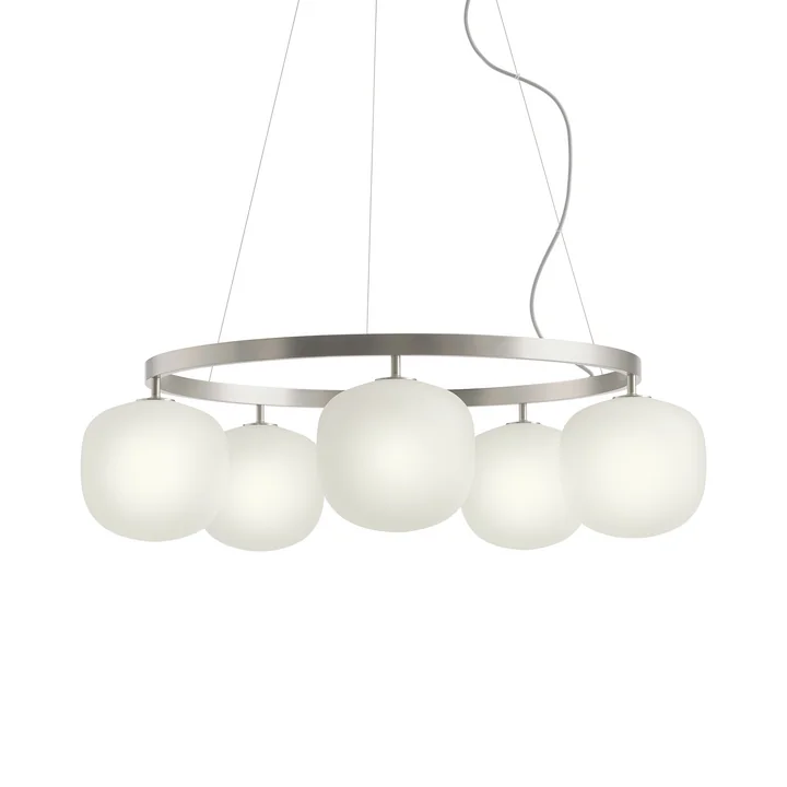Muuto - Rime Kronleuchter, aluminium grey
