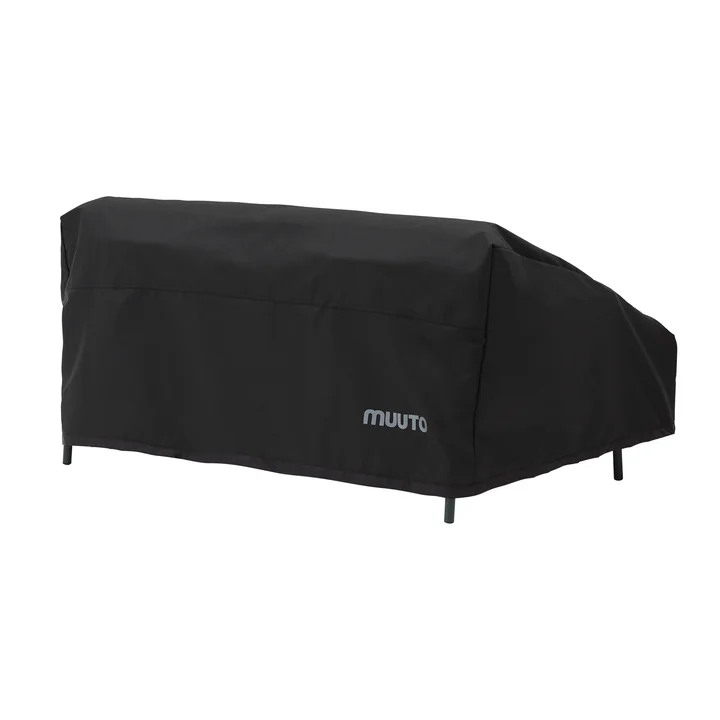 Muuto - Settle Outdoor 2-Sitzer Sofa Cover, schwarz