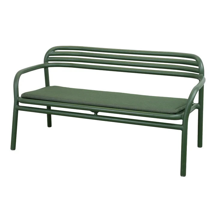 Cane-line - Bliss Sofa mit Sitzkissen, dunkelgrün
