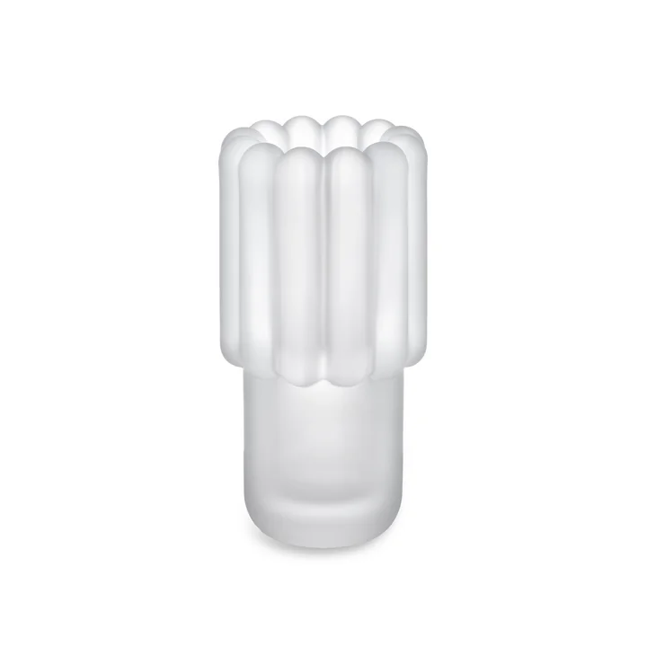 Tom Dixon - Press Vase medium, Milchglas