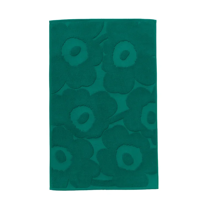Marimekko - Unikko Badematte, 50 x 80 cm, emerald