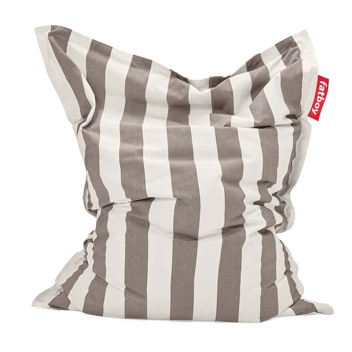 Fatboy - Outdoor Bezug für Original Sitzsack, kakao gestreift
