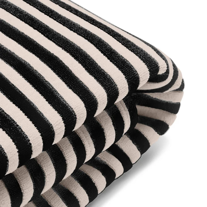 Fatboy - Bezug für Original Slim Terry Sitzsack, black/cream