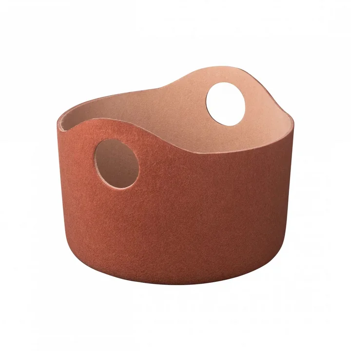 Blomus - Tiggy Filz-Aufbewahrungskorb S, rustic brown / tan