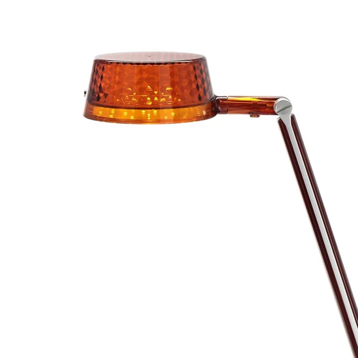 Kartell - Aledin Schreibtischleuchte Dec LED, bernstein