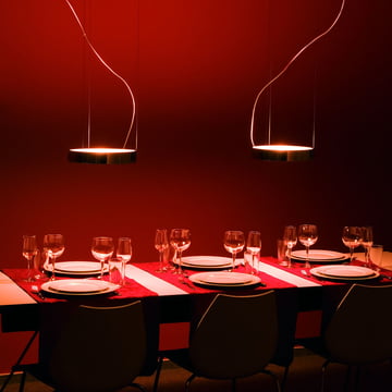 Leuchte Aluring groß, verchromt