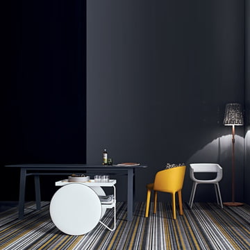 Casamania - Chariot Beistellwagen, weiß