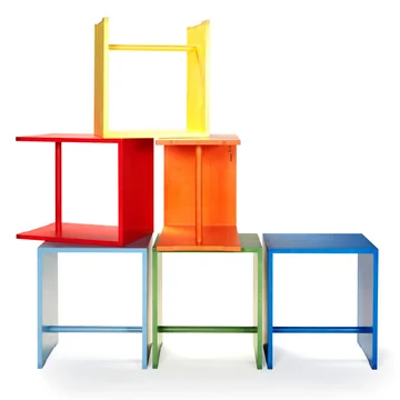 wb form - Ulmer Hocker - farbige Varianten