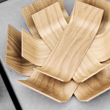 BeDesign - Lily Schale klein, Eiche lackiert