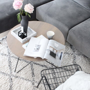 Ein überraschend gemütlicher Drahtsessel