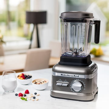 KitchenAid - Artisan Power Plus Standmixer, medallion silber