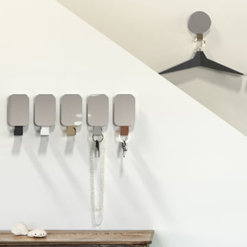 Spiegel mit Haken in rechteckig und rund von Frost