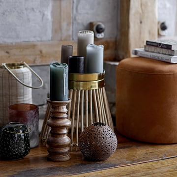 Kerzen Podest und Votive Windlicht von Bloomingville