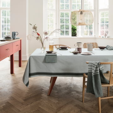 Solid Tischdecke, army green von Georg Jensen Damask