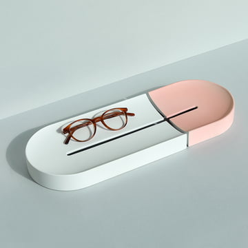 Arc Tablett von Caussa aus Porzellan