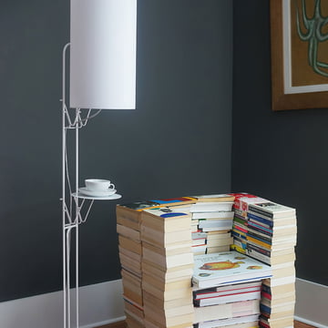 Naomi Stehleuchte LED-Dimmer von frauMaier in weiß (RAL 9016)