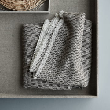 Bricks Decke, weiß / hellgrau / grau von Elvang 