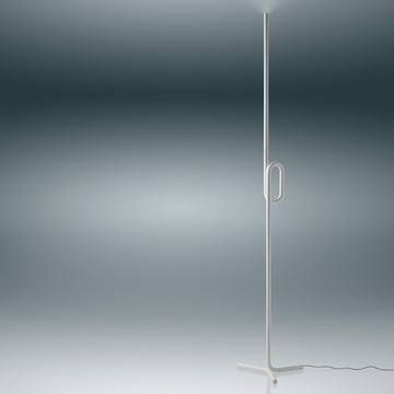 Die Tobia LED-Stehleuchte von Foscarini in weiß hat eine ausdrucksstarke Form